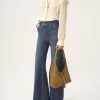 Kleine Marcie Hobo-Tasche aus Wildleder