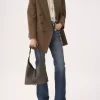 Kleine Marcie Hobo-Tasche aus Wildleder
