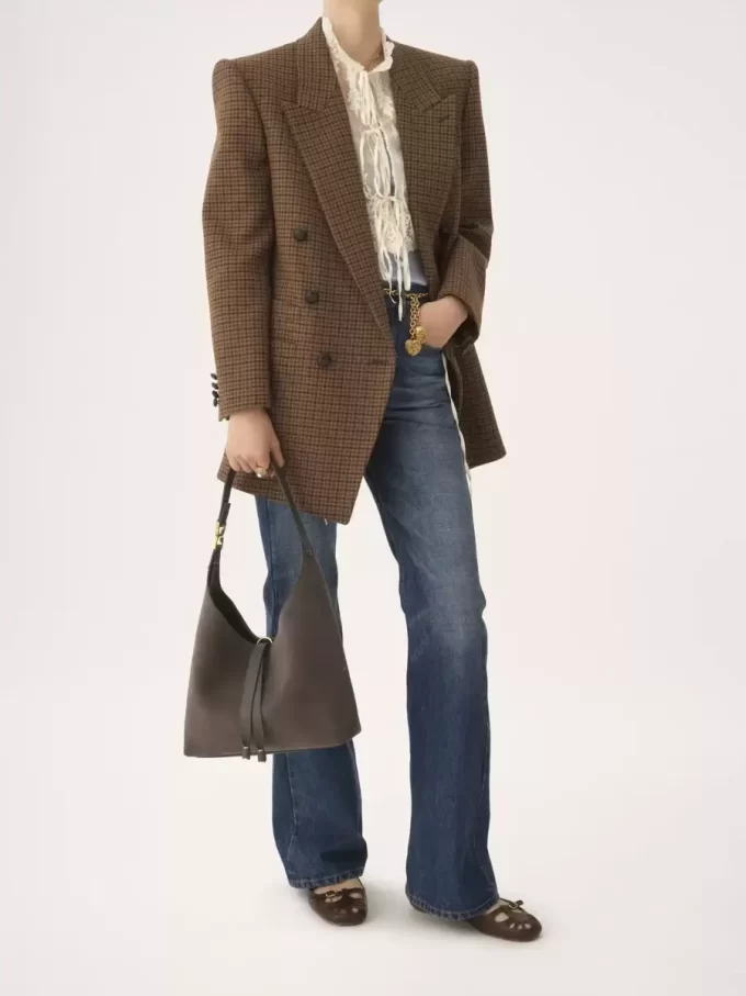 Kleine Marcie Hobo-Tasche aus Wildleder