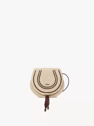 Kleine Marcie-Satteltasche aus Bastfasern