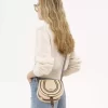 Kleine Marcie-Satteltasche aus Bastfasern