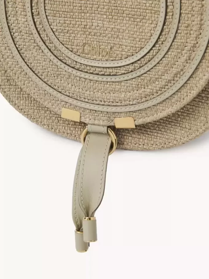 Kleine Marcie-Satteltasche aus Bastfasern