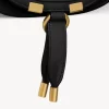 Kleine Marcie Satteltasche aus genarbtem Leder Kleine Marcie Satteltasche aus genarbtem Leder