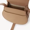 Kleine Marcie Satteltasche aus genarbtem Leder