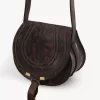 Kleine Marcie-Satteltasche aus Leder mit Python-Effekt Kleine Marcie-Satteltasche aus Leder mit Python-Effekt