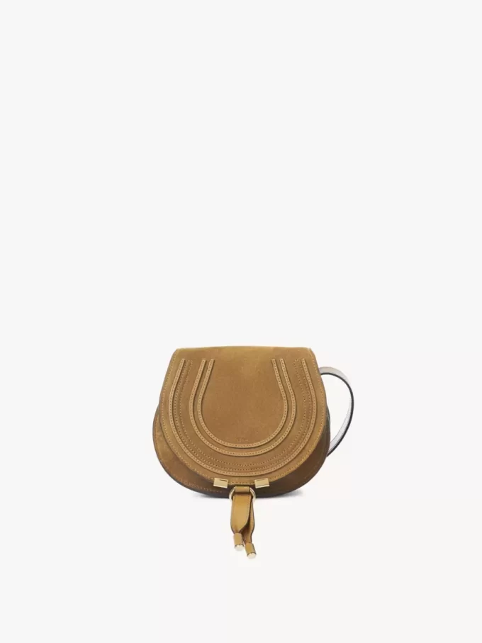 Kleine Marcie Satteltasche aus Wildleder