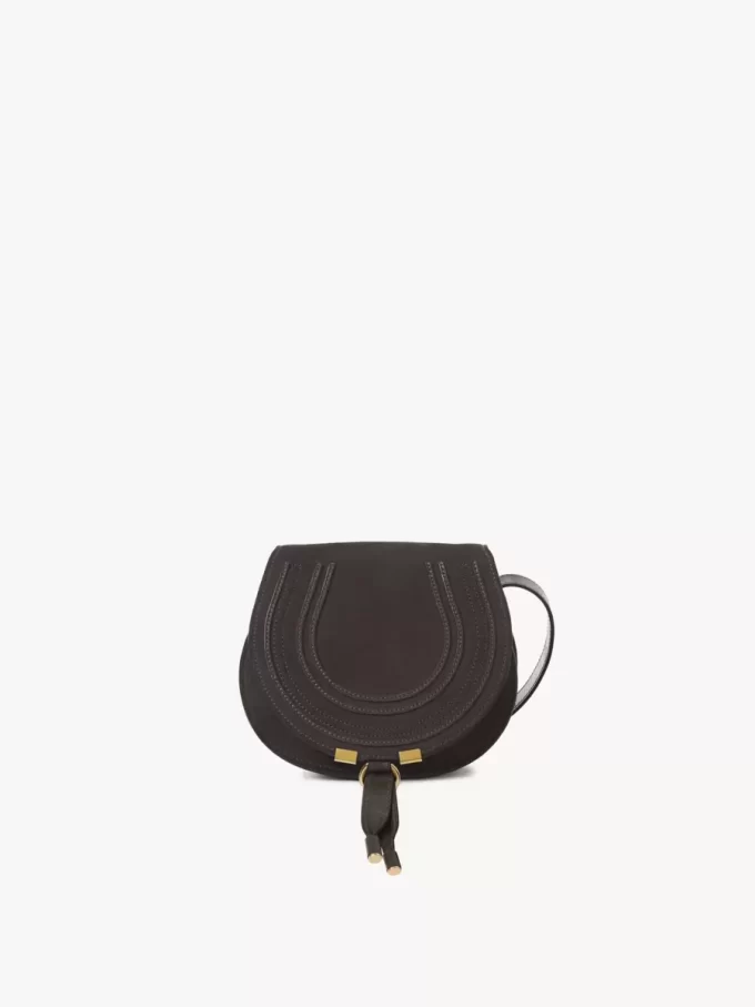 Kleine Marcie Satteltasche aus Wildleder