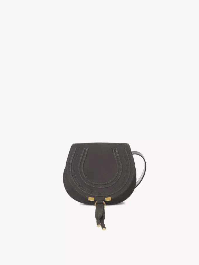 Kleine Marcie Satteltasche aus Wildleder