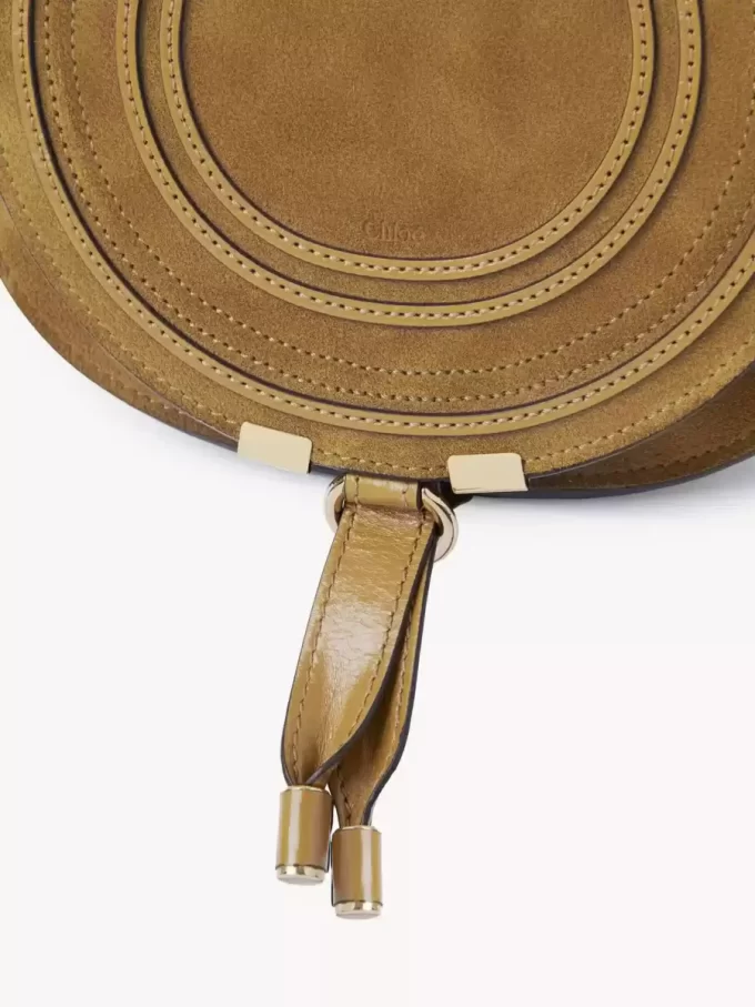 Kleine Marcie Satteltasche aus Wildleder