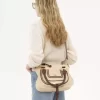 Kleine Marcie-Tasche aus Fasern mit Bast-Effekt Kleine Marcie-Tasche aus Fasern mit Bast-Effekt