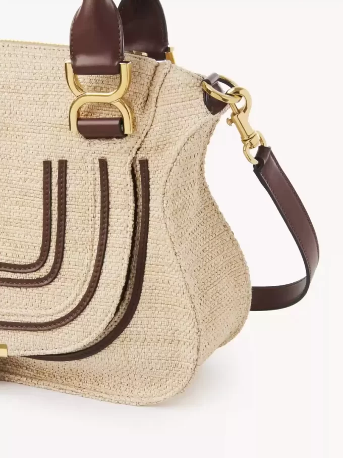Kleine Marcie-Tasche aus Fasern mit Bast-Effekt Kleine Marcie-Tasche aus Fasern mit Bast-Effekt