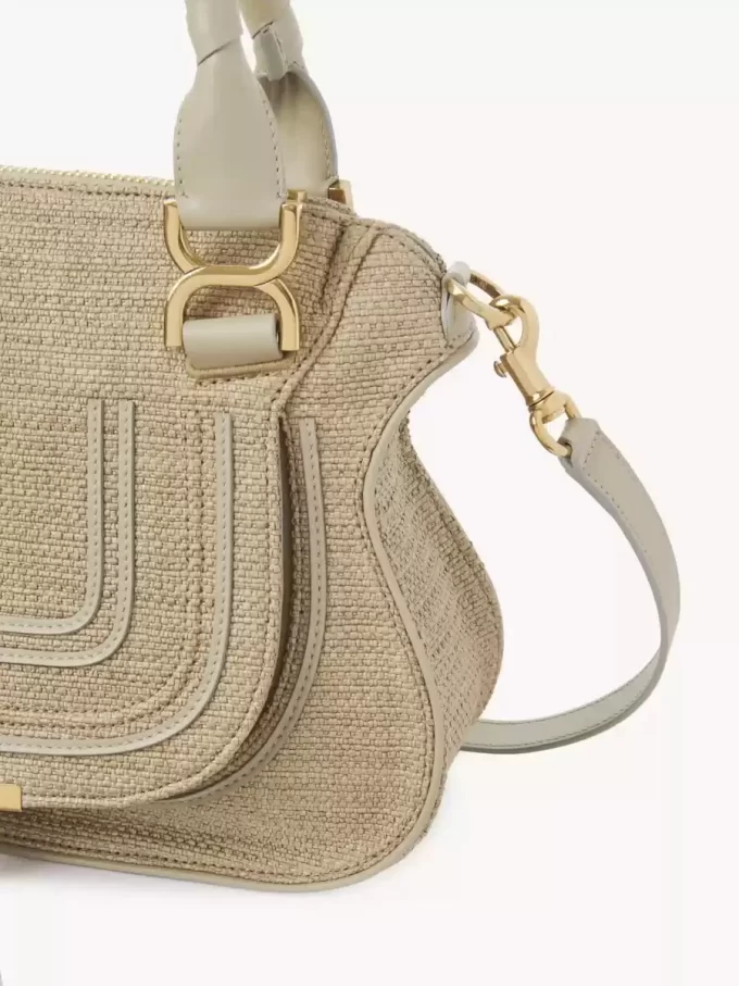 Kleine Marcie-Tasche aus Fasern mit Bast-Effekt Kleine Marcie-Tasche aus Fasern mit Bast-Effekt