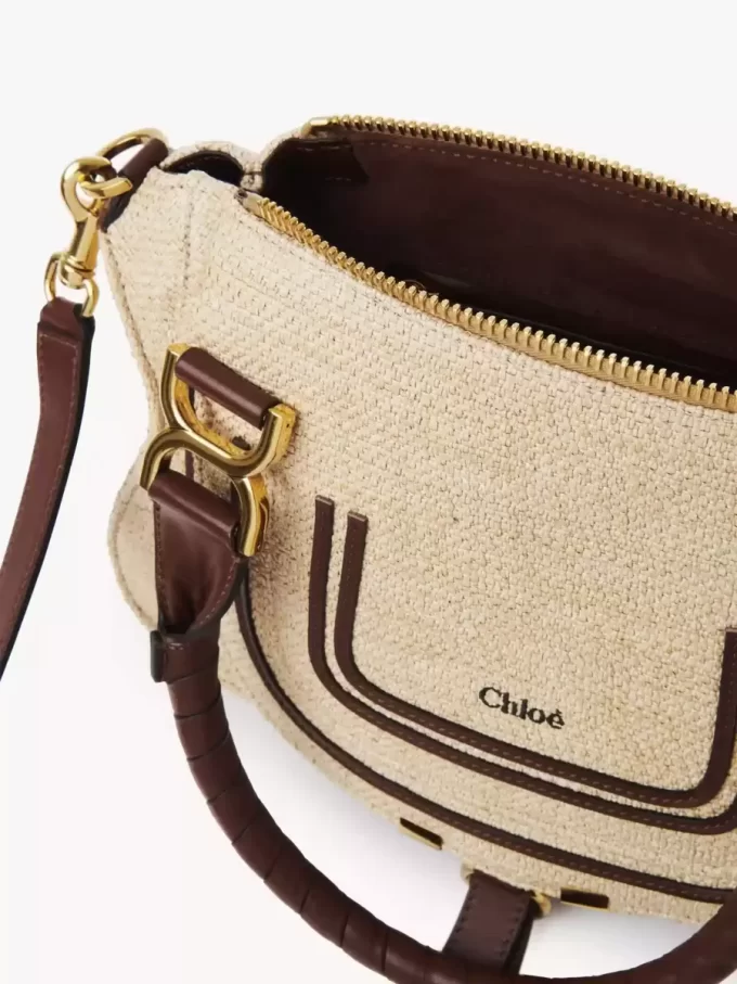 Kleine Marcie-Tasche aus Fasern mit Bast-Effekt Kleine Marcie-Tasche aus Fasern mit Bast-Effekt