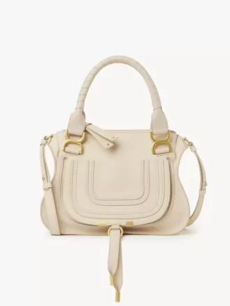 Kleine Marcie-Tasche aus genarbtem Leder