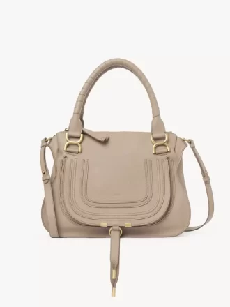 Kleine Marcie-Tasche aus genarbtem Leder