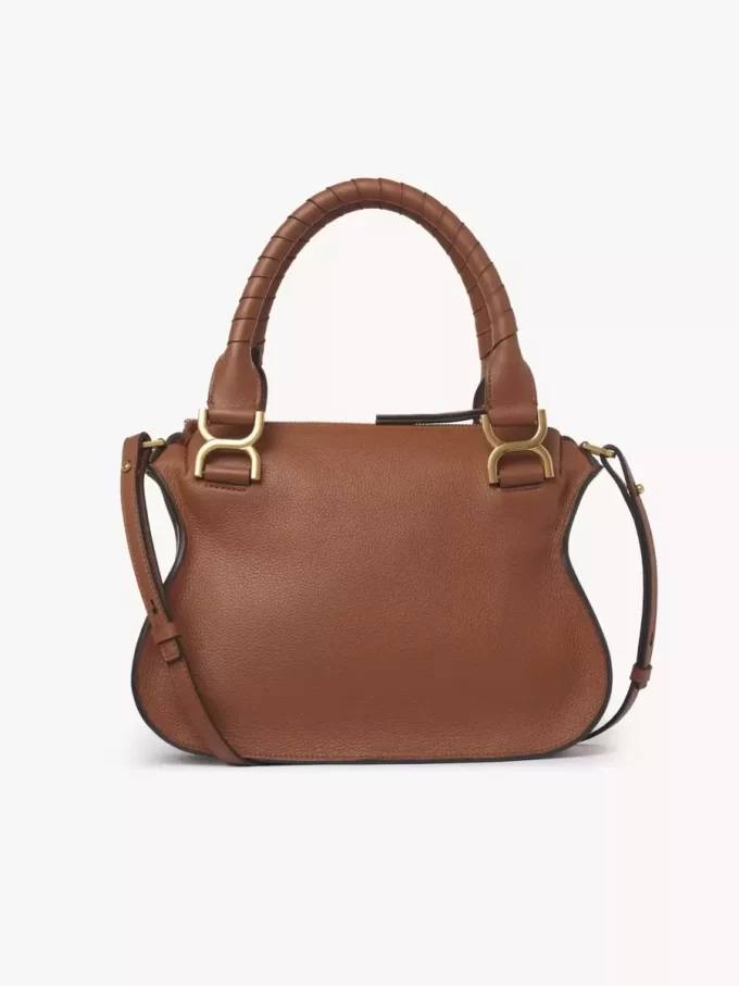 Kleine Marcie-Tasche aus genarbtem Leder Kleine Marcie-Tasche aus genarbtem Leder