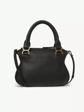 Kleine Marcie-Tasche aus genarbtem Leder