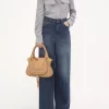 Kleine Marcie-Tasche aus genarbtem Leder Kleine Marcie-Tasche aus genarbtem Leder