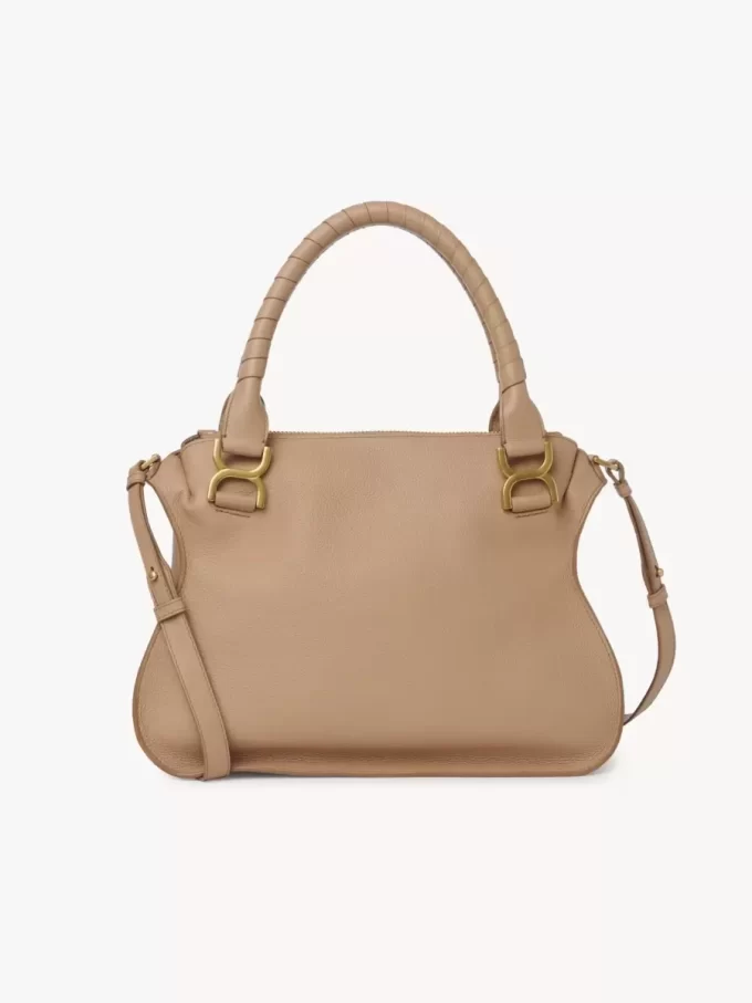 Kleine Marcie-Tasche aus genarbtem Leder Kleine Marcie-Tasche aus genarbtem Leder