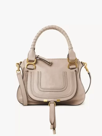 Kleine Marcie-Tasche aus glänzendem Leder