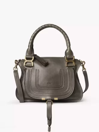 Kleine Marcie-Tasche aus glänzendem Leder