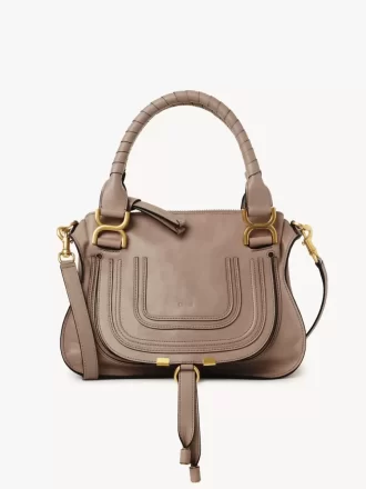 Kleine Marcie-Tasche aus glänzendem Leder