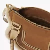 Kleine Marcie-Tasche aus Wildleder und Lammfell Kleine Marcie-Tasche aus Wildleder und Lammfell