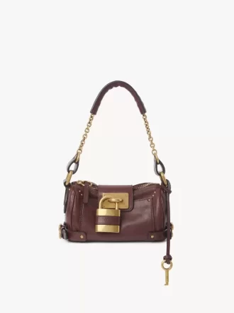 Kleine Paddington-Kettentasche aus genarbtem Leder