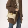Kleine Paddington-Kettentasche aus genarbtem Leder