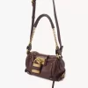 Kleine Paddington-Kettentasche aus genarbtem Leder