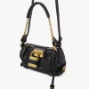 Kleine Paddington-Kettentasche aus genarbtem Leder