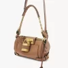 Kleine Paddington-Kettentasche aus genarbtem Leder