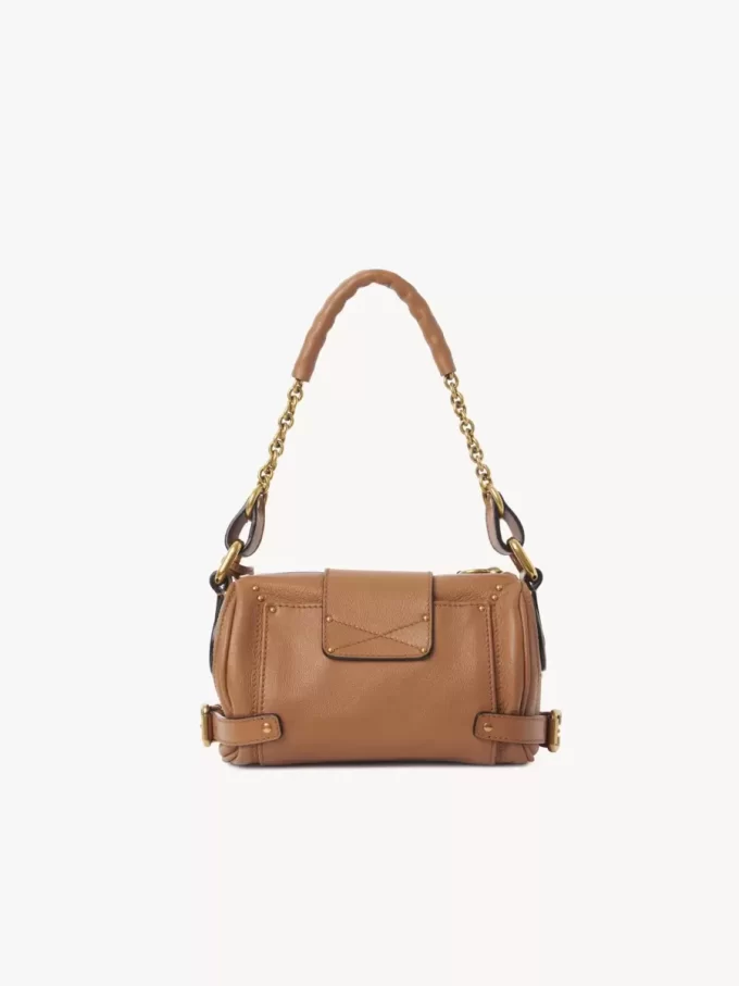Kleine Paddington-Kettentasche aus genarbtem Leder