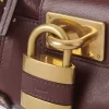Kleine Paddington-Kettentasche aus genarbtem Leder