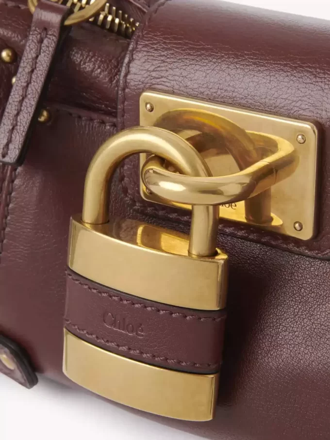 Kleine Paddington-Kettentasche aus genarbtem Leder