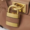Kleine Paddington-Kettentasche aus genarbtem Leder