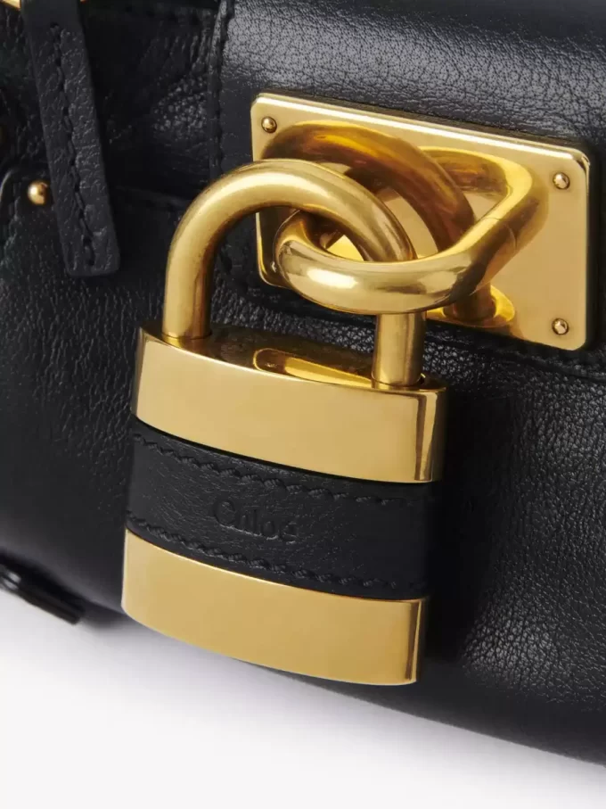 Kleine Paddington-Kettentasche aus genarbtem Leder