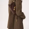 Kleine Paddington-Kettentasche aus genarbtem Leder
