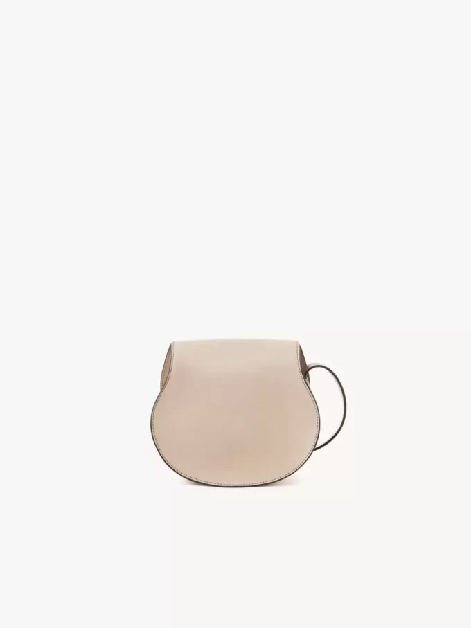 Kleine Satteltasche Marcie aus glänzendem Leder
