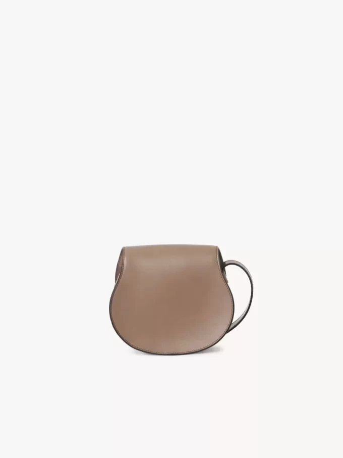 Kleine Satteltasche Marcie aus glänzendem Leder