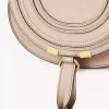 Kleine Satteltasche Marcie aus glänzendem Leder