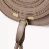 Kleine Satteltasche Marcie aus glänzendem Leder