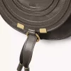 Kleine Satteltasche Marcie aus glänzendem Leder