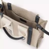 Kleine Tragetasche Woody aus Leinen Kleine Tragetasche Woody aus Leinen