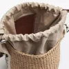 Kleiner Woody-Korb aus Naturfasern