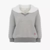 Kragenpullover aus Chiné-Fleece Kragenpullover aus Chiné-Fleece