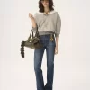 Kragenpullover aus Chiné-Fleece Kragenpullover aus Chiné-Fleece