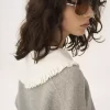 Kragenpullover aus Chiné-Fleece Kragenpullover aus Chiné-Fleece