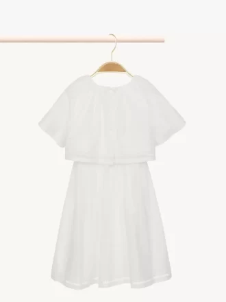 Kurzarm-Langes Kleid