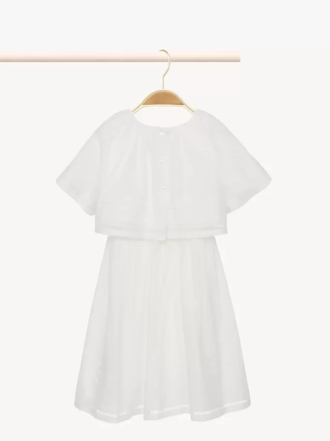 Kurzarm-Langes Kleid Kurzarm-Langes Kleid